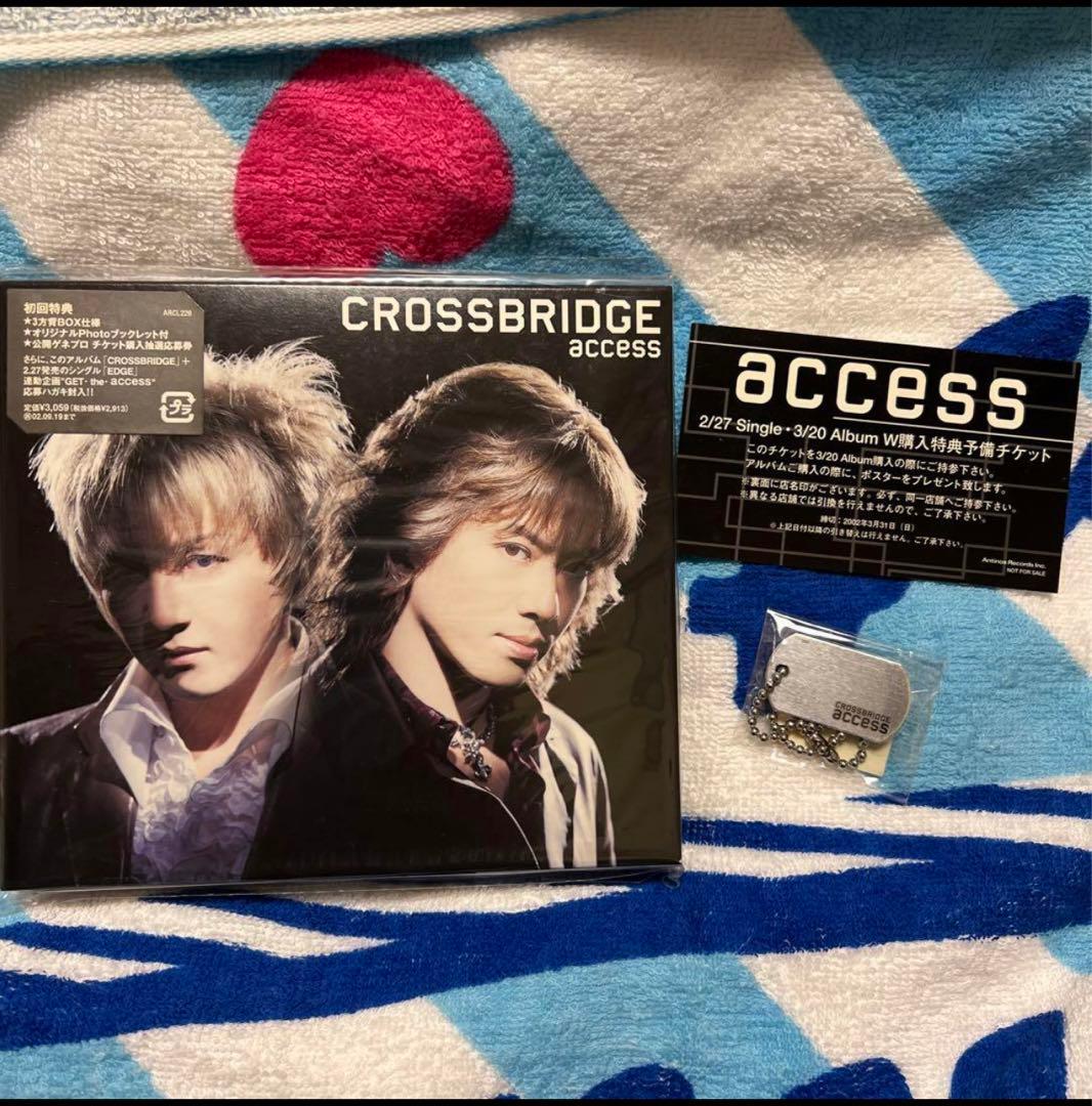 新品　初回予約特典付　access CROSSBRIDGE アルバム access 2002年発表の4thアルバム『CROSSBRIDGE』と2003年発表の5th