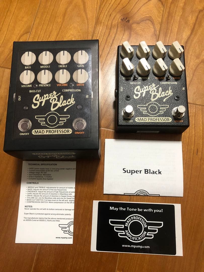 ギター MAD PROFESSOR SUPER BLACK FAC Super Black Pedal | Mad Professor Amplification