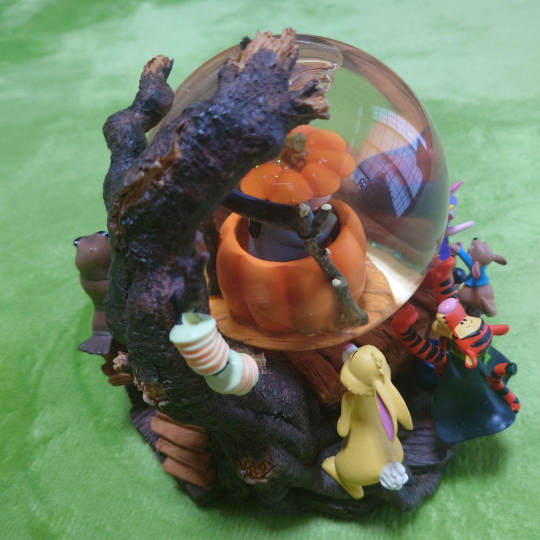 スノードーム ディズニー イーヨー プーさん ハロウィン オルゴール付き