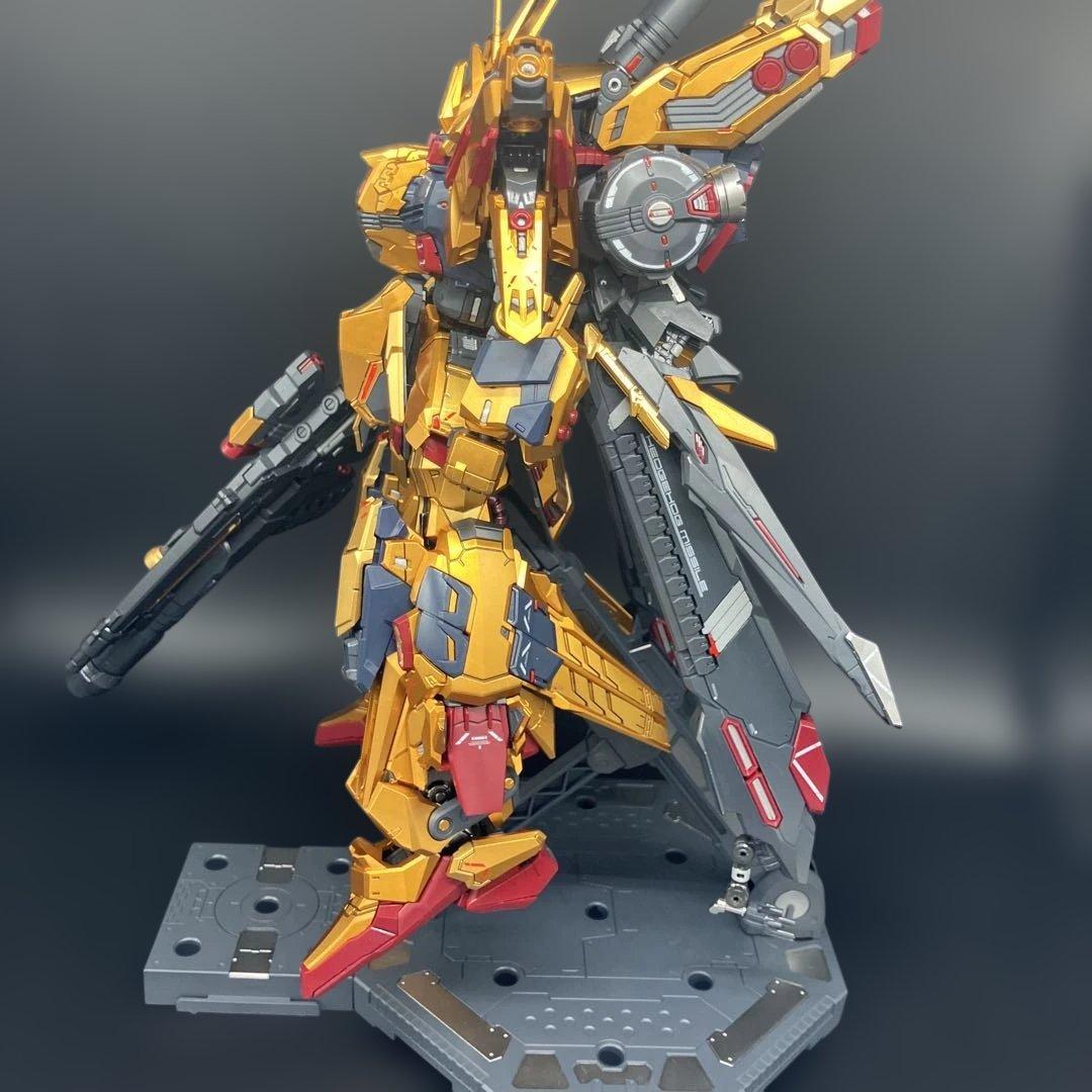 MG 1/100 神馬模型 黄金武士 フルアーマー百式改 全塗装完成品 - メルカリ