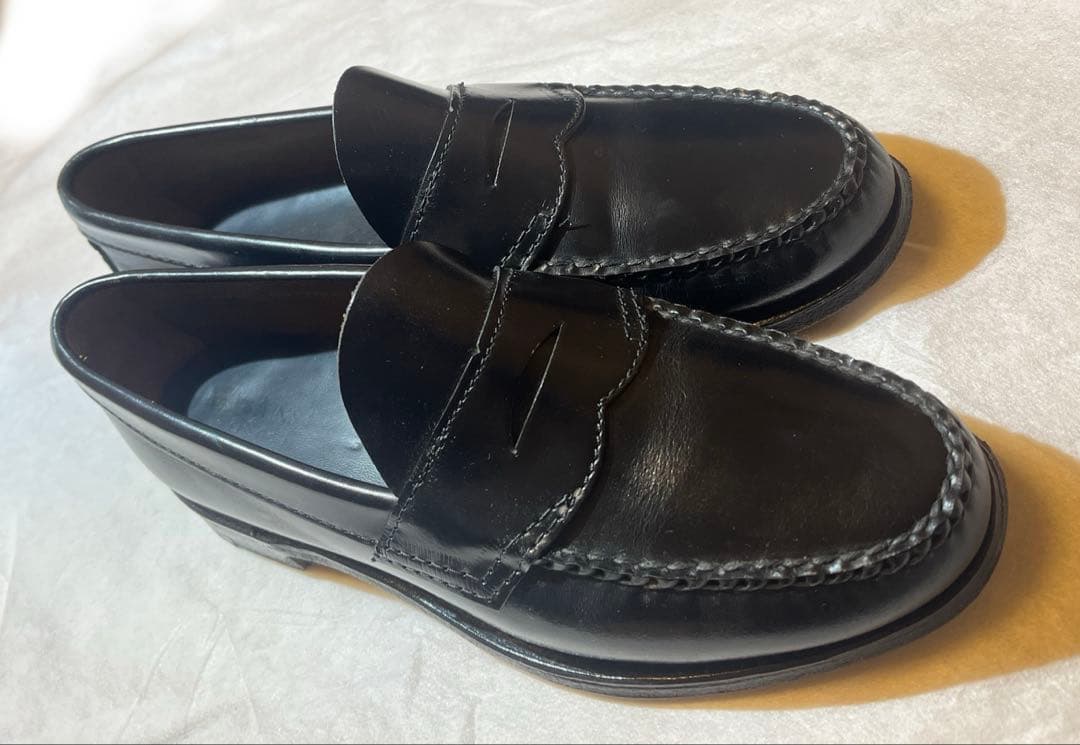 【美品】G.H.Bass ローファー 本革 ブラック 61/2D