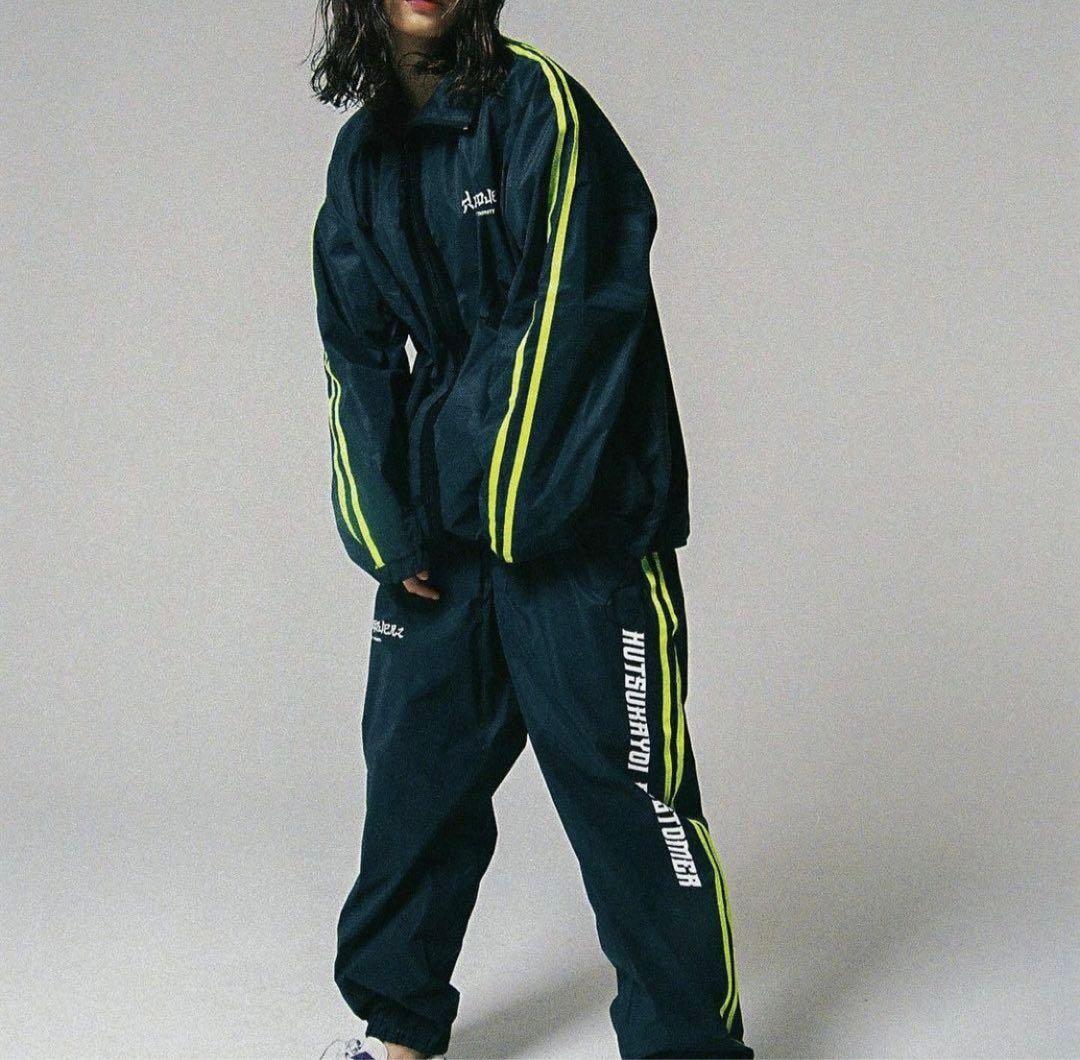 hangoverz ナイロンジャケット ナイロンパンツ ワイドラインナイロンパンツ | ファッション通販サイト NUGU