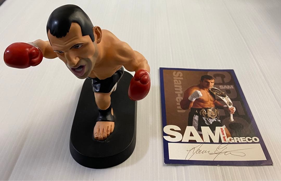 K‐1 サムグレコフィギュア 直筆サイン入りポストカード トレーディング