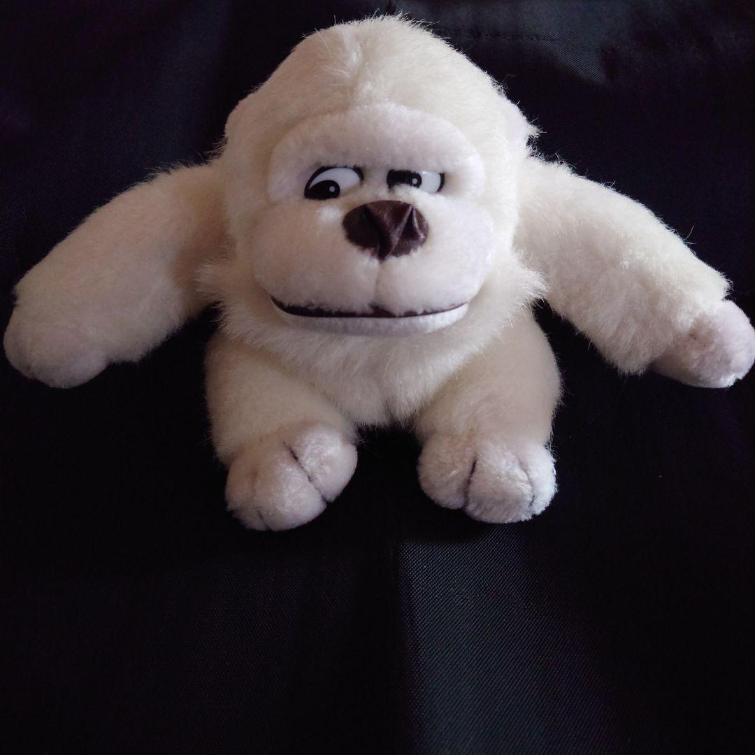 レトロ 当時物 ホワイトゴリラ ぬいぐるみ 白ゴリラ - メルカリ