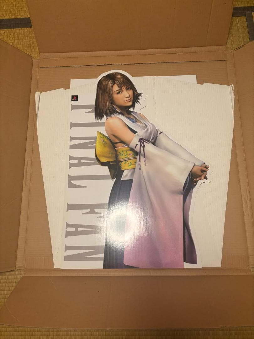 ファイナルファンタジーX FF10 専用ダンボール入り ユウナ 販促用POP 非売品 FF10 ユウナ・ティーダ 販促 B2ポスター2枚セット - メルカリ