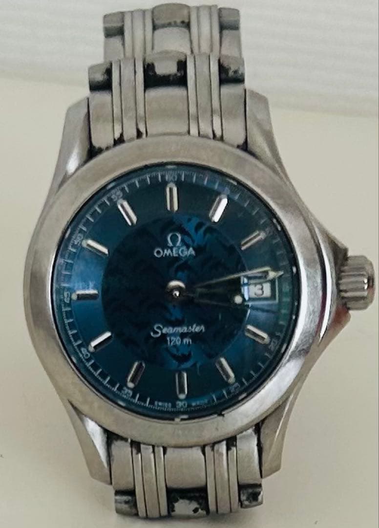し*る様 オメガ シーシーマスター 120m ジャック・マイヨール限定モデル オメガ シーマスター 120 ジャック・マイヨール 2002 2508.80 ブルー
