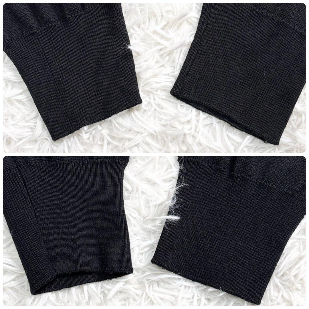 2023年モデル ジョンスメドレー zucca ブラック ニット XL - トップス