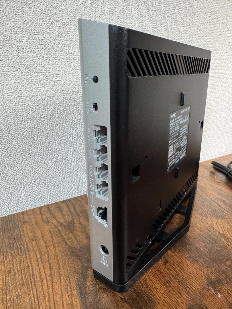 極美品】NEC Aterm WX6000HP 使用1ヶ月 Wi-Fi 6対応 - メルカリ
