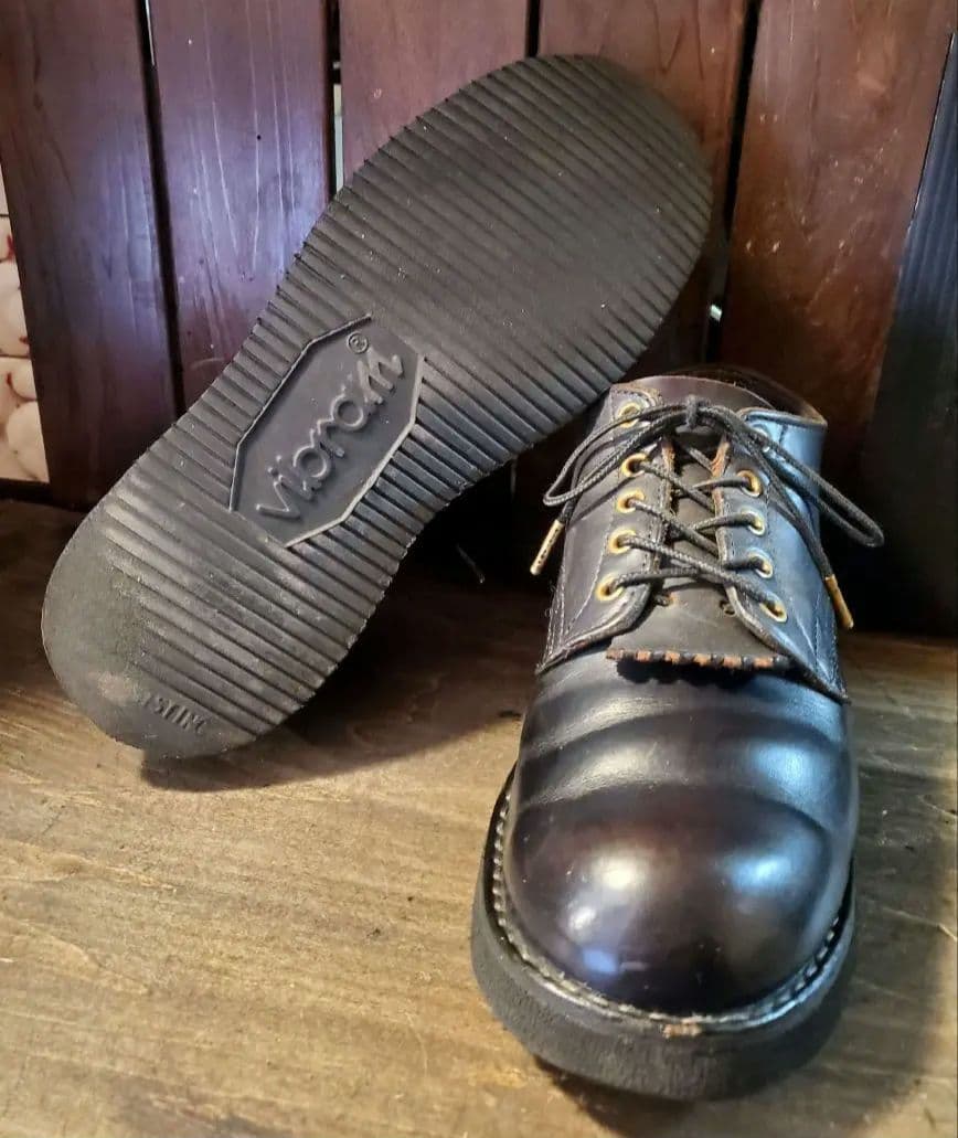 HATHORN OXFORD ハソーン 8 1/2E クロムエクセル 茶芯 - メルカリ