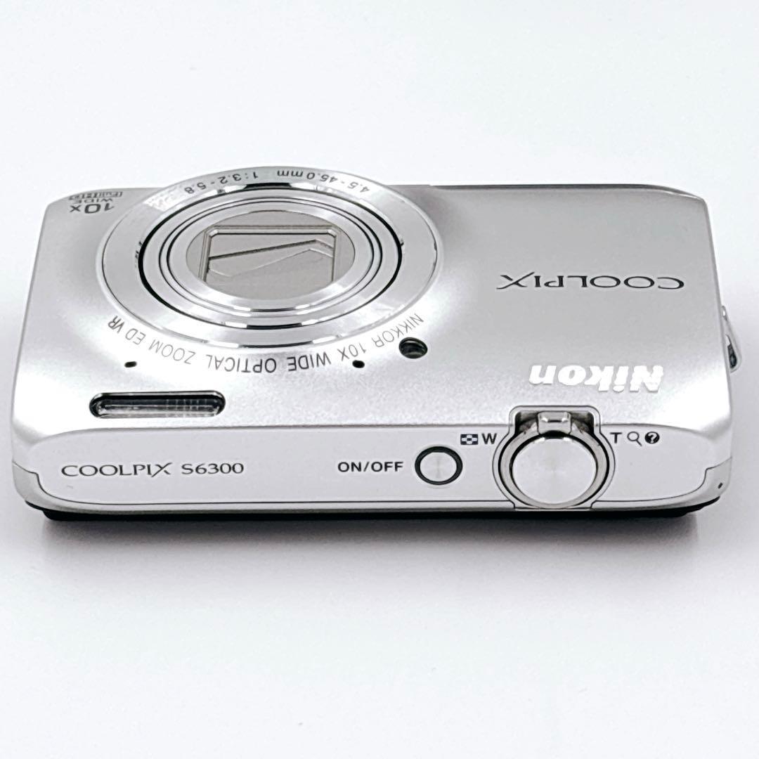極美品 Nikon ニコン COOLPIX S6300 シルバー デジカメ - メルカリ