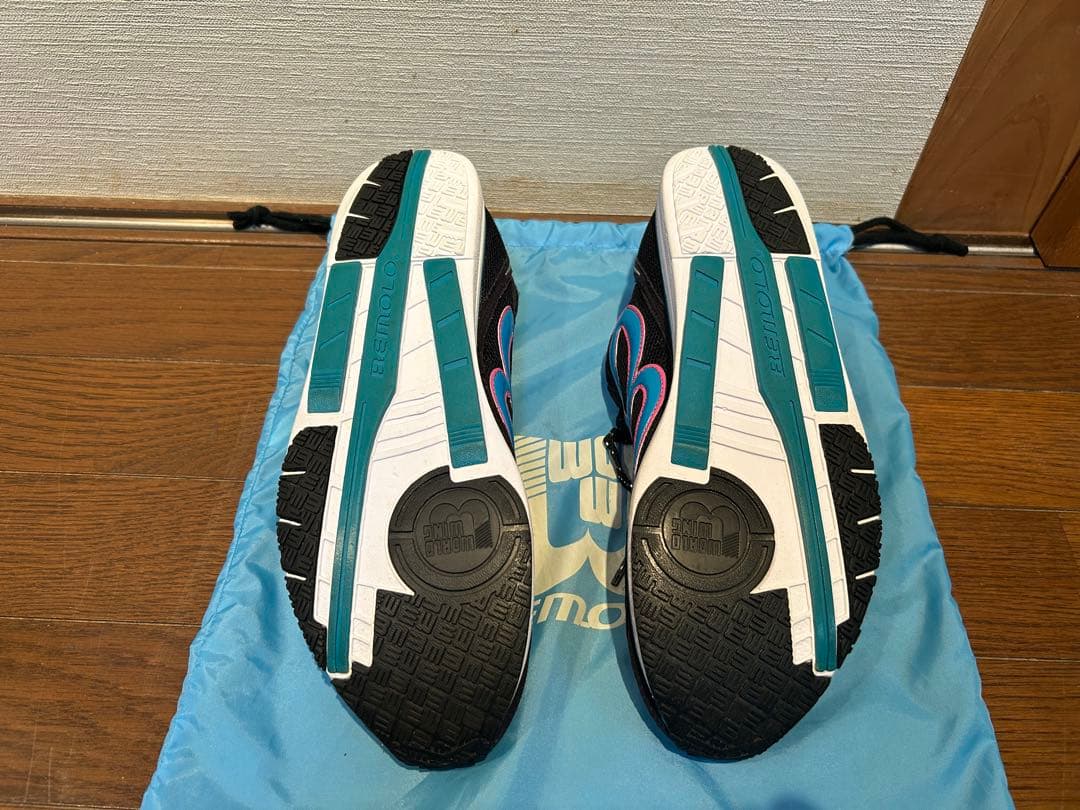 ビモロシューズ 28.0cm ブラック 屋内使用のみ（シューズ袋付き）