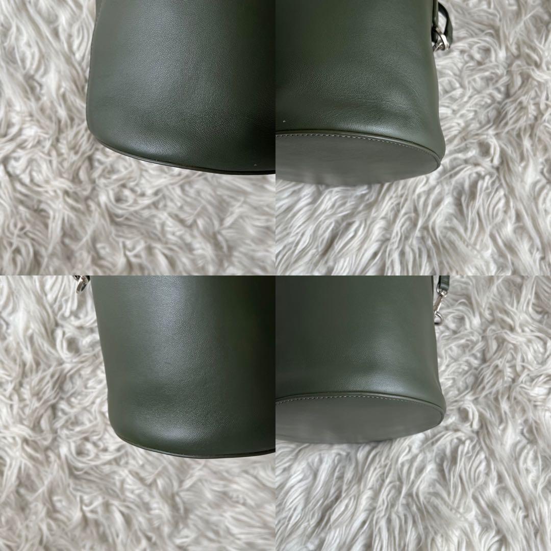 ✨️未使用級✨️ JILSANDER バケットバッグ ショルダーバッグ カーキ