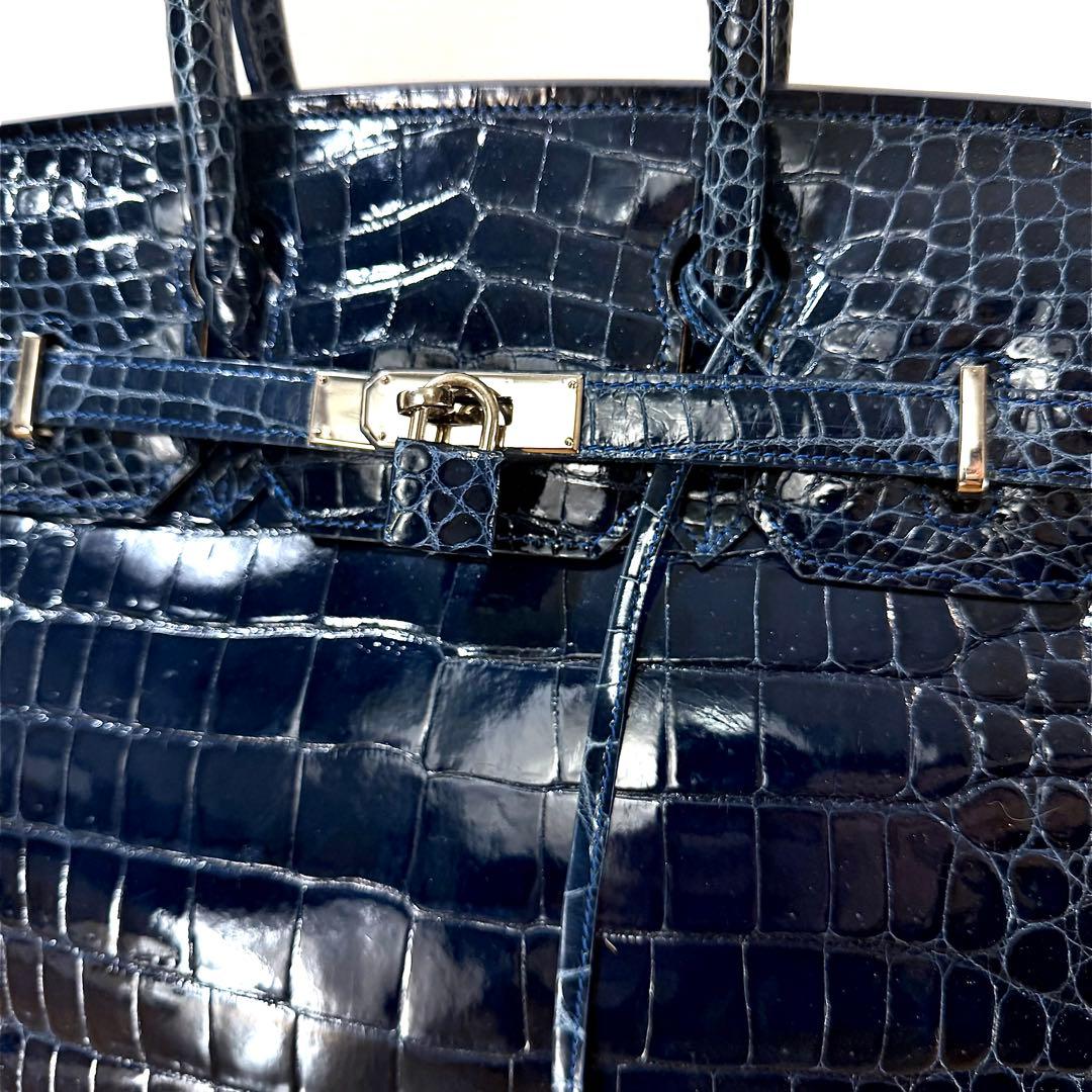 ママ様後専用 美品 JRA公認 定68万 最高峰 クロコダイル ハンドバッグ