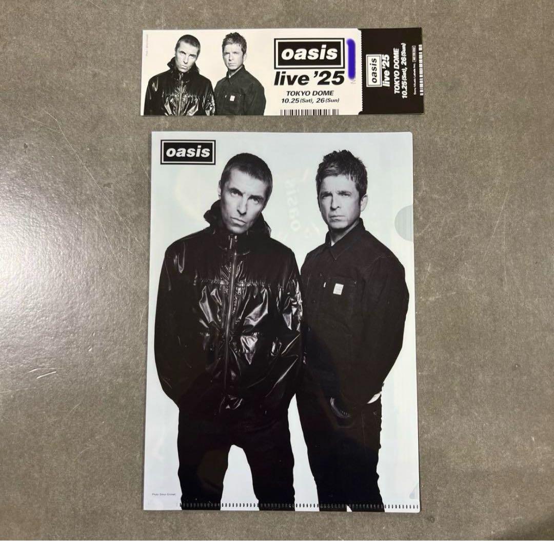 oasis メモリアルチケット＆クリファイル 会場特典 限定 CD特典 - メルカリ