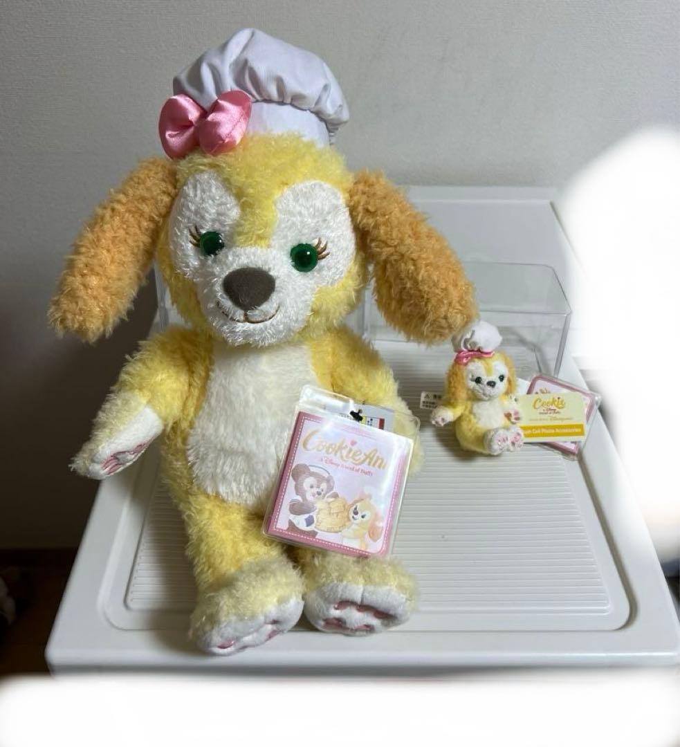 ディズニー、クッキーアンのぬいぐるみ、 香港 ぬいぐるみ ストラップ ダッフィーアンドフレンズ 香港ディズニーランド ディズニー クッキー
