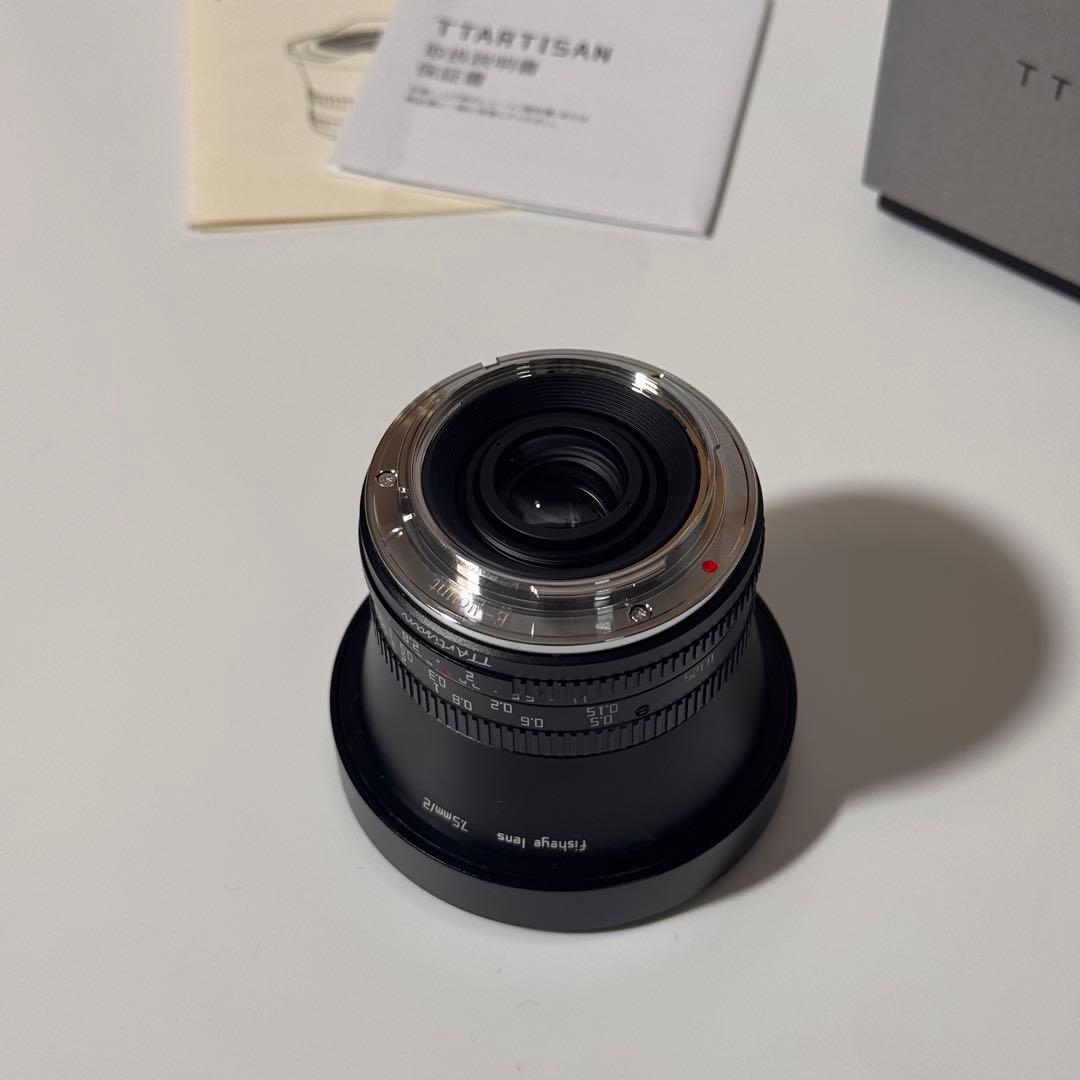 【新品同様】ソニーEマウント魚眼/銘匠光学 TTArtisan 7.5mm f2