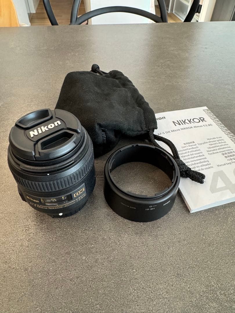 レンズ(単焦点) Nikon AF-S DS Micro NIKKOR 40mm f/2.8G Amazon.com : Nikon AF-S DX Micro-NIKKOR 40mm f/2.8G Close-up Lens