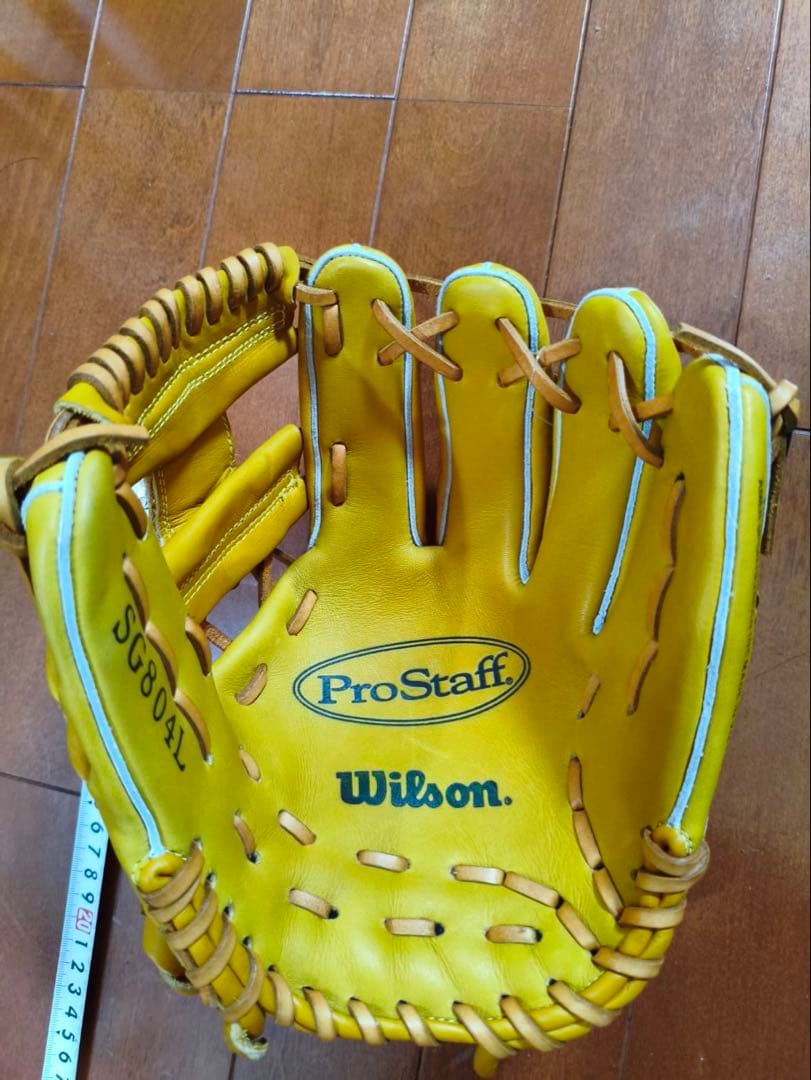 Wilson ProStaff イエローグローブ Wilson (ウィルソン) 軟式グローブ 約29cm イエロー PRO-STOCK Wilson