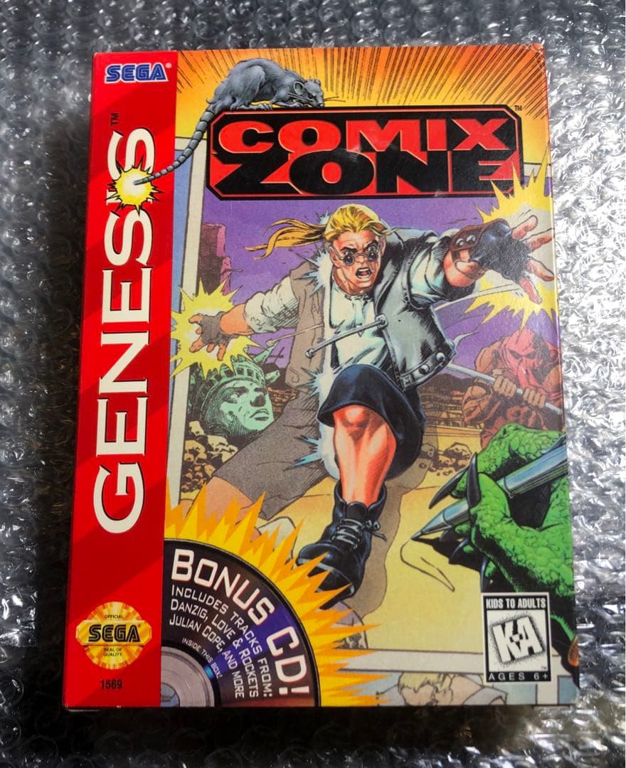 ジェネシス版【新品未使用】コミックスゾーン コミックスゾーン COMIX ZONE【中古・通常版・欧州版】 / kinjoinfo