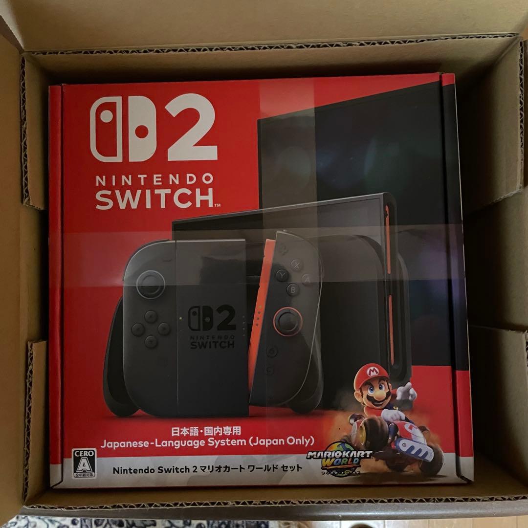 【新品未開封＆納品書付‼️】任天堂 Switch2本体国内専用 マリオカート同梱版 Nintendo Switch 2(日本語・国内専用) マリオカート ワールド セット+