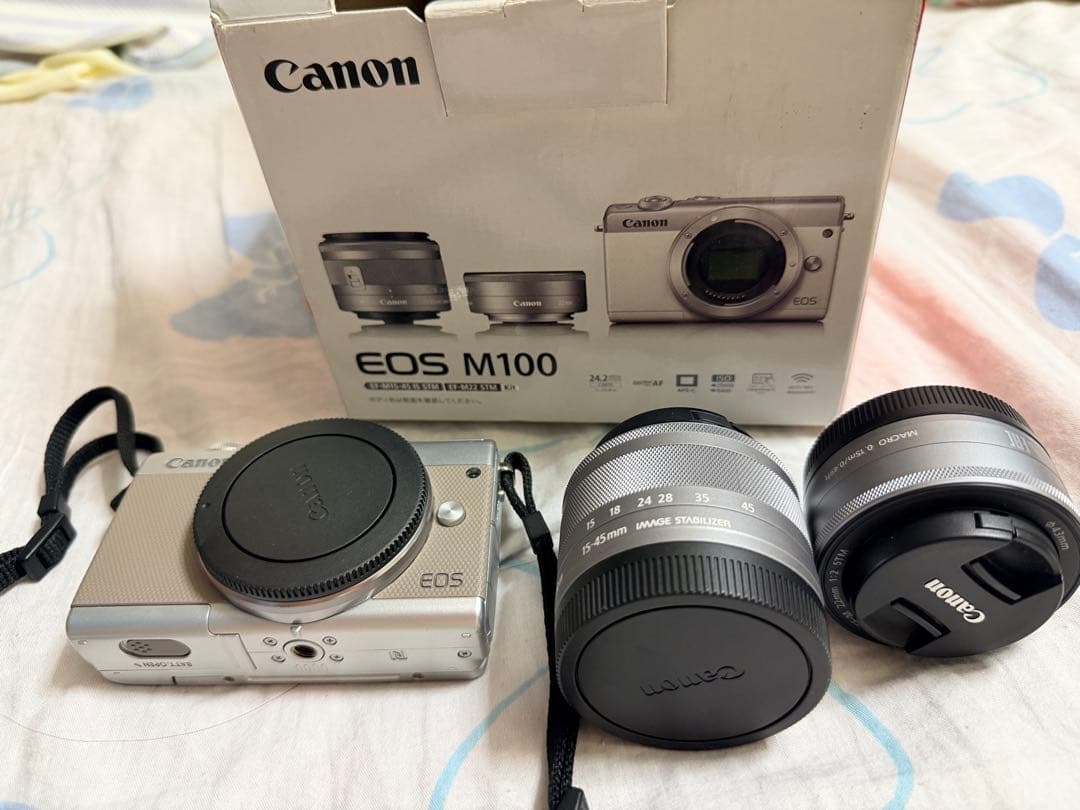 Canon EOS M100 ミラーレス一眼 2レンズ付き Amazon | Canon ミラーレス一眼カメラ EOS M100 ダブルレンズキット