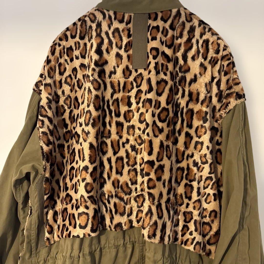 JUNYAWATANABE ヒョウ柄モッズコート 2022AW xs - メルカリ