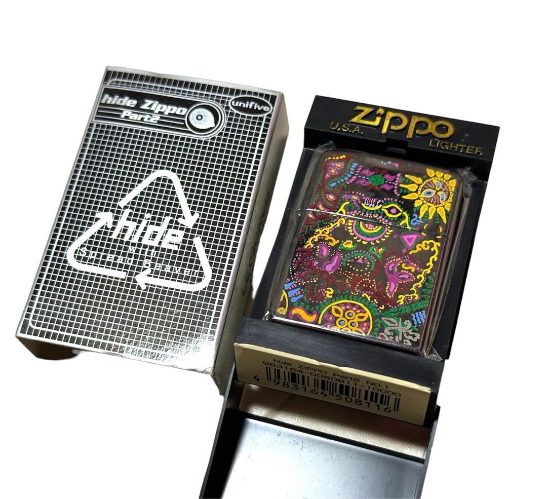 新品☆hide zippo ジッポ オイルライター ペイズリー柄 廃盤 - メルカリ