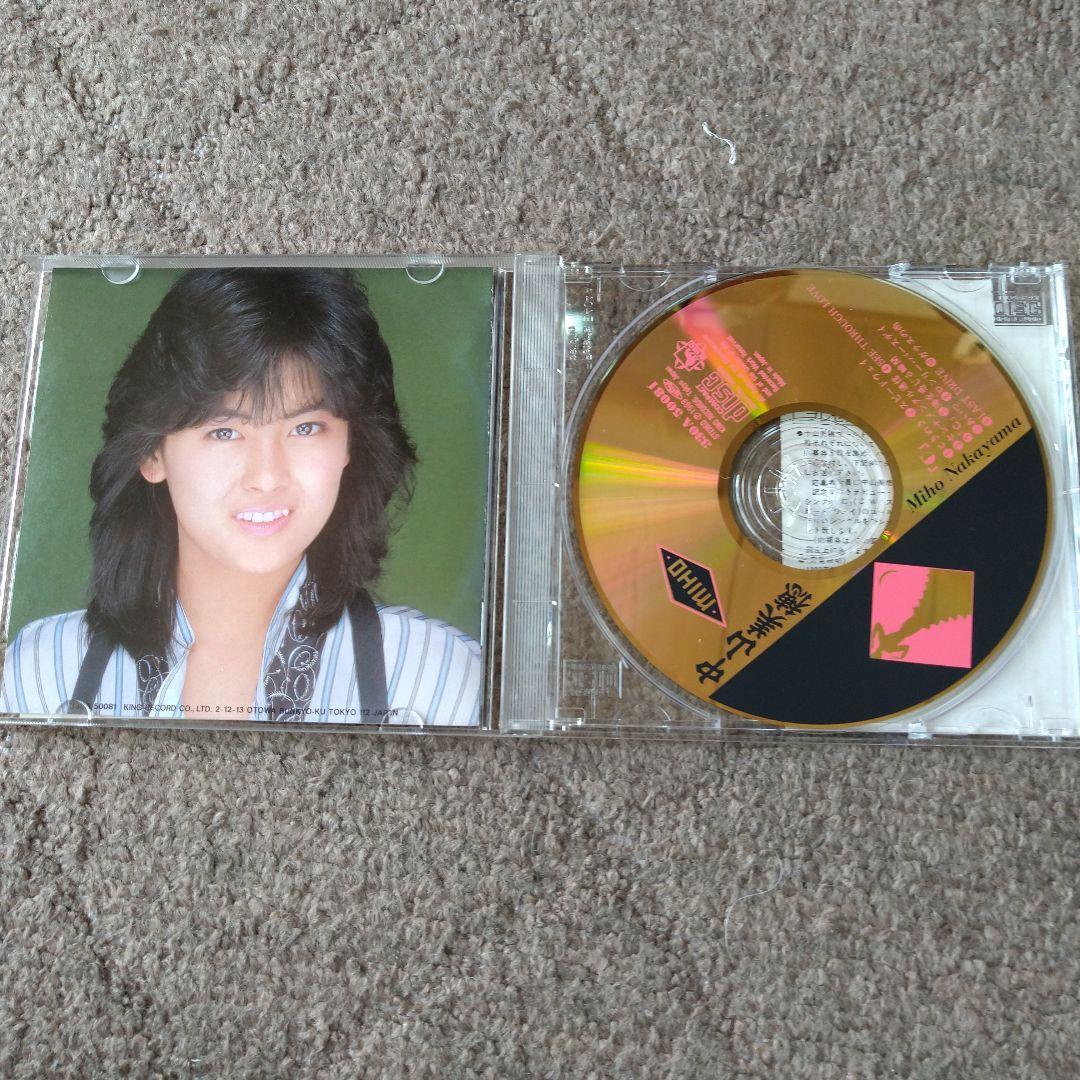 未使用品】中山美穂 C 完全限定盤ゴールドセレクト24k【ステッカー付き