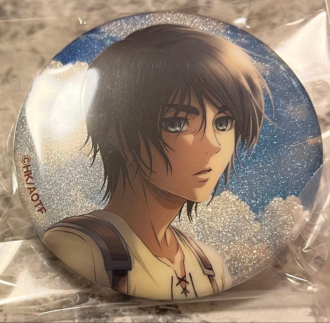 進撃の巨人 WITSTUDIO 缶バッジ レア 書き下ろし エレン・イェーガー