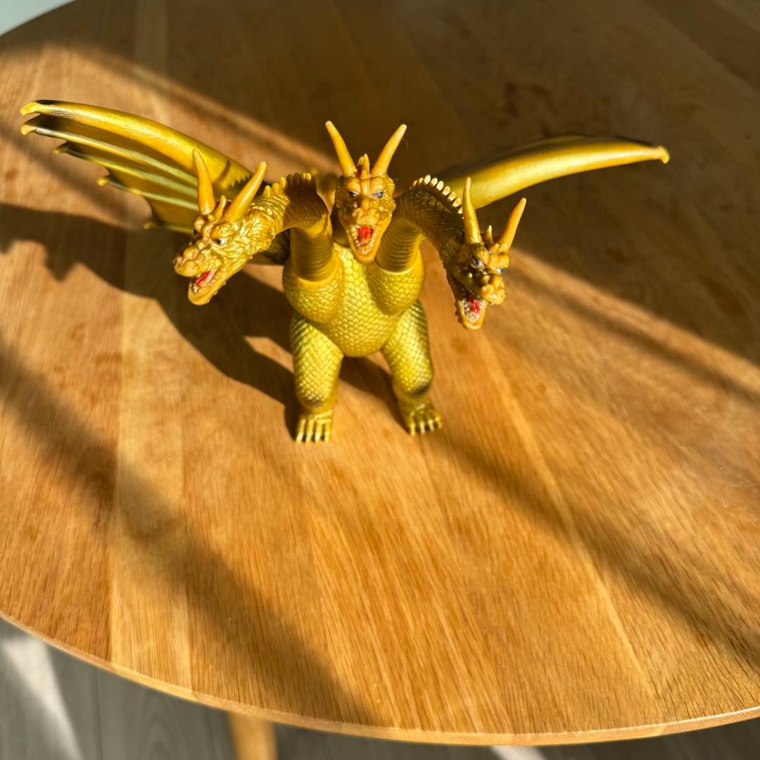 キングギドラ　ソフビ　1984 BANDAI バンダイ 東宝怪獣 ムービーモンスターシリーズ キングギドラ ソフビ