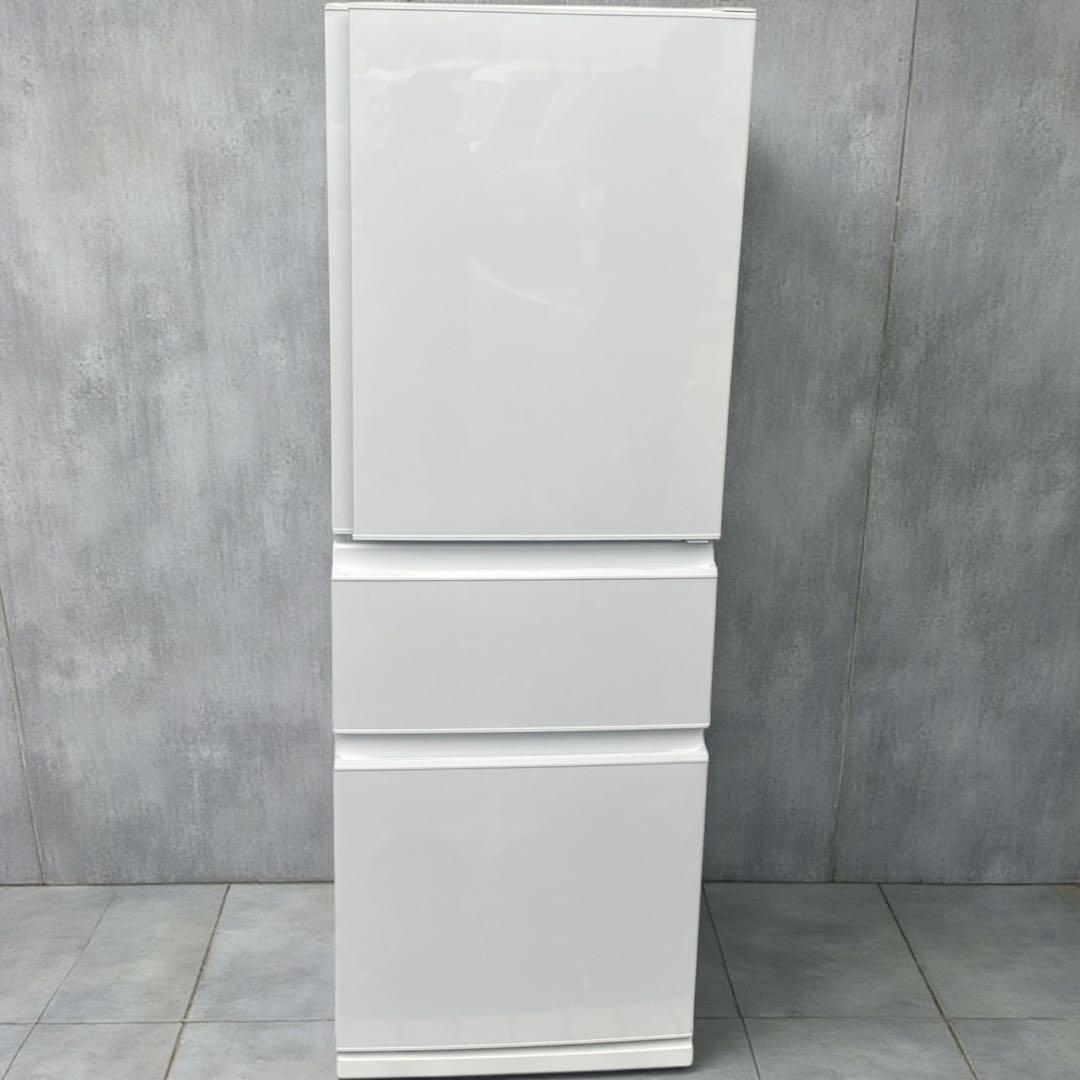 ◻︎MITSUBISHI ノンフロン冷凍冷蔵庫 MR-C33G-W 2022年製 冷蔵庫 Cシリーズ パールホワイト MR-C33G-W [330L /3ドア /右開き