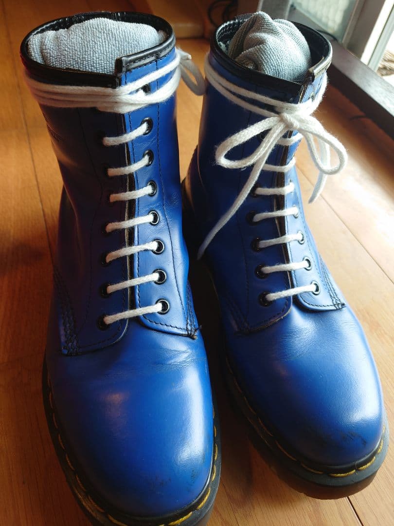 Dr.Martens ドクターマーチン 8ホール UK8 ロイヤルブルー - メルカリ