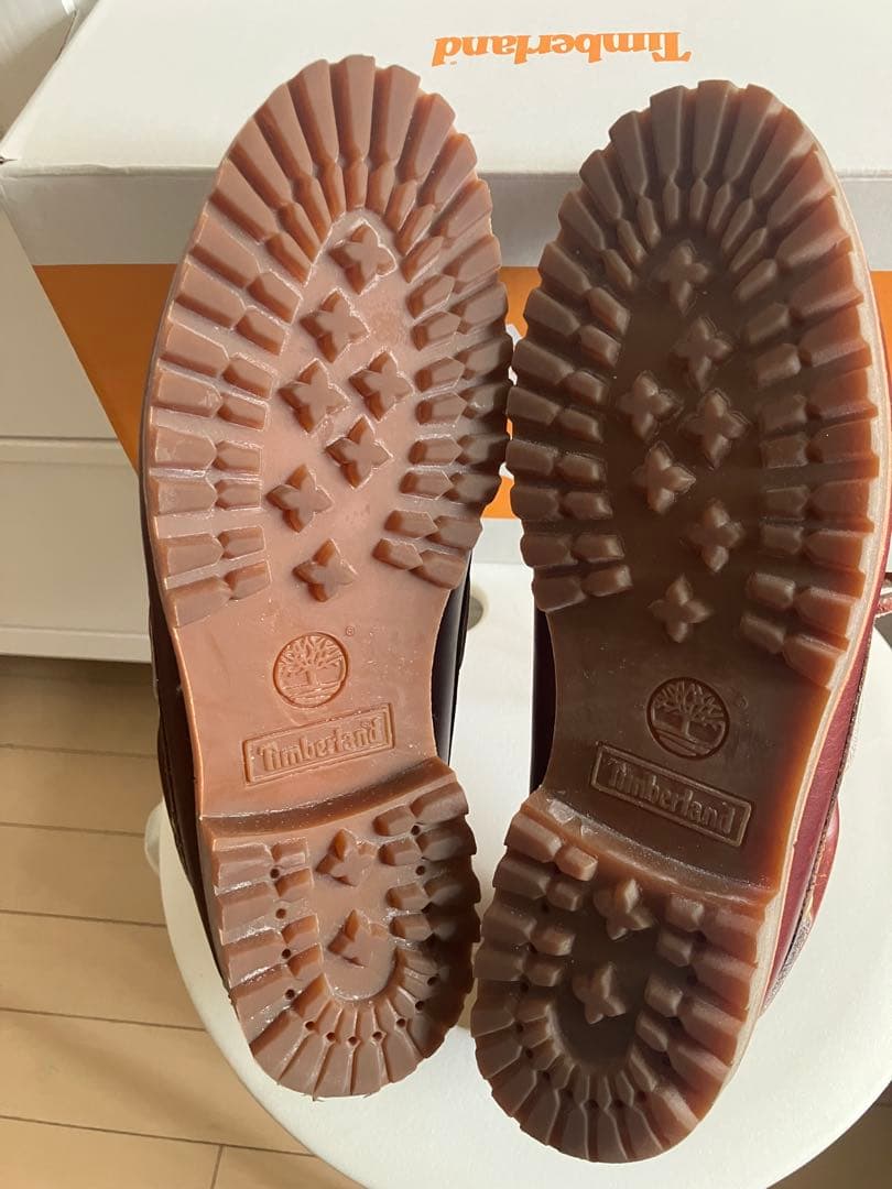 Timberland スリーアイ　バーガンディ　25.5cm