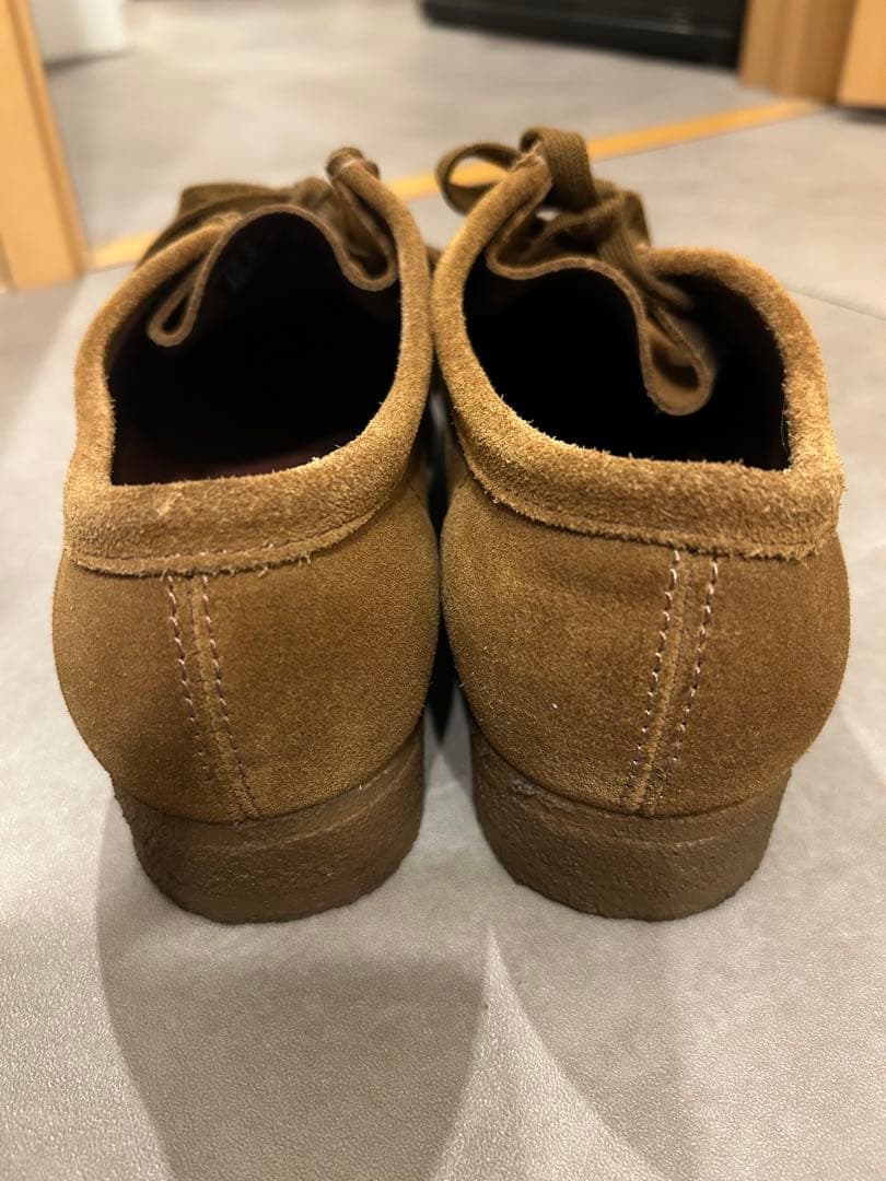 CLARKS スエード ブラウン ローファー UK 7 1/2 - メルカリ