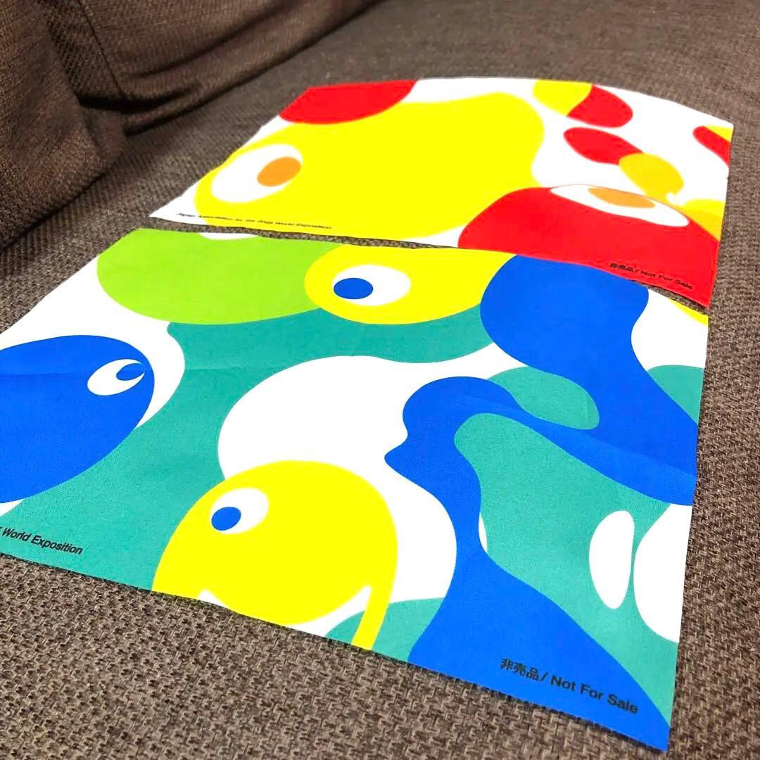 貴重品】2025関西万博 最終閉幕日 前列限定パレード用・非売品フラッグ