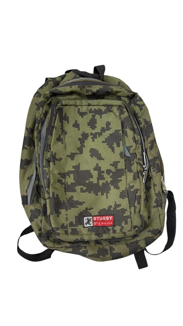 STUSSY迷彩バックパック ストゥーシー - メルカリ