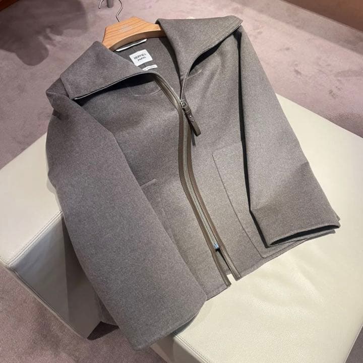 新品未使用】エルメス ダブルフェイス カシミヤ ショートコート - メルカリ