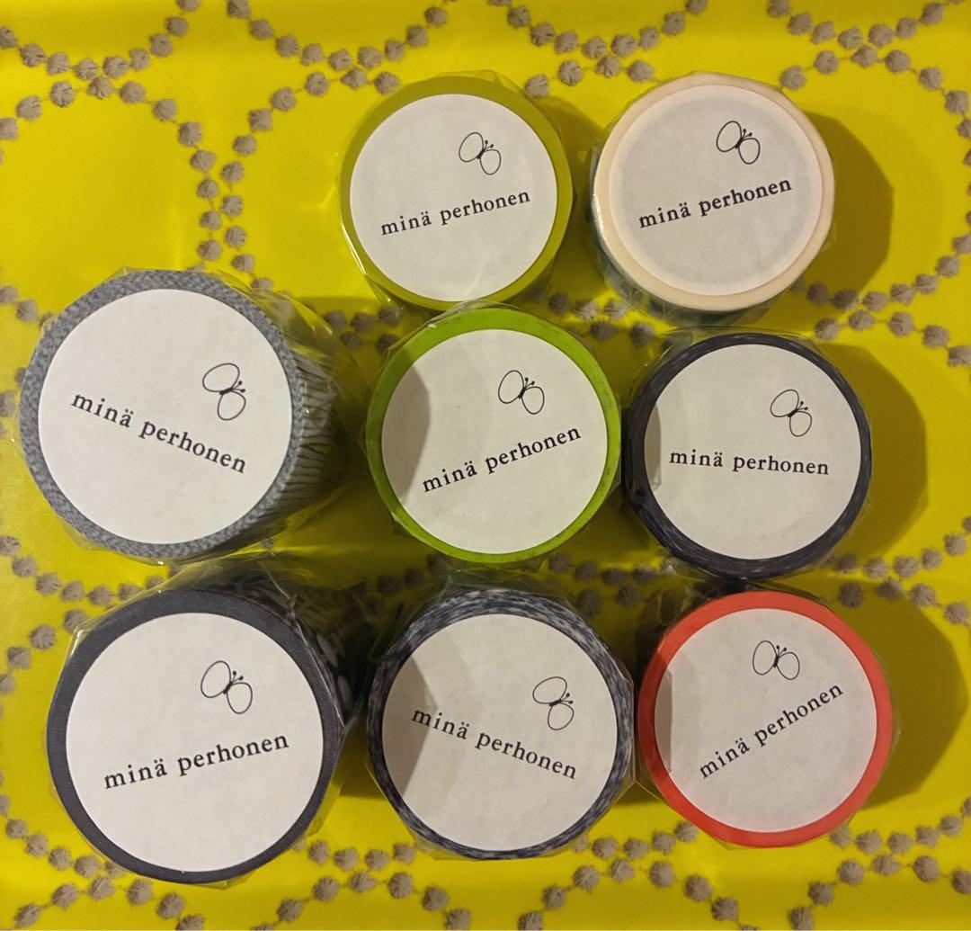 マスキングテープ ミナペルホネン minä perhonen 8個セット つぐ展