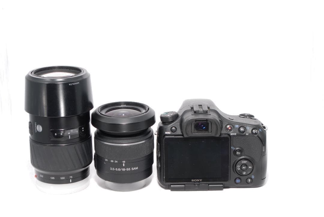 ✨SONY α65✨ダブルレンズ✨初心者おすすめ✨高速連射✨超高画質✨一眼