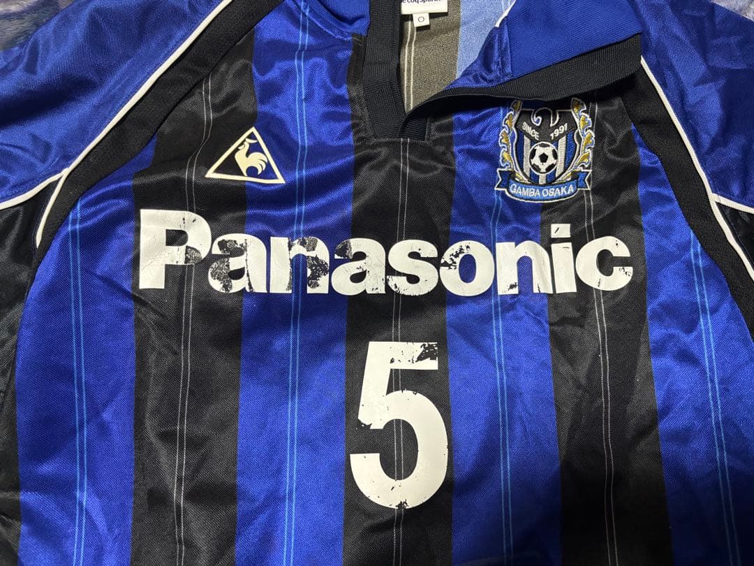 宮本恒靖 ガンバ大阪サイン入りレプリカユニフォーム - メルカリ