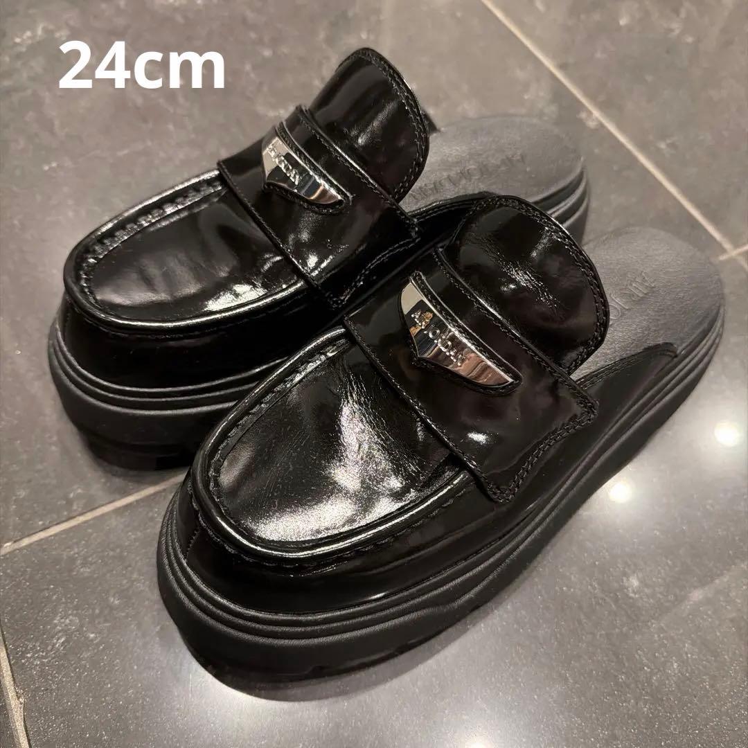 新品同様 ジョーダン 厚底サンダル ローフファー 24cm NIKE（ナイキ） ミュール HJ4292-001 WMNS AIR JORDAN MULE エア