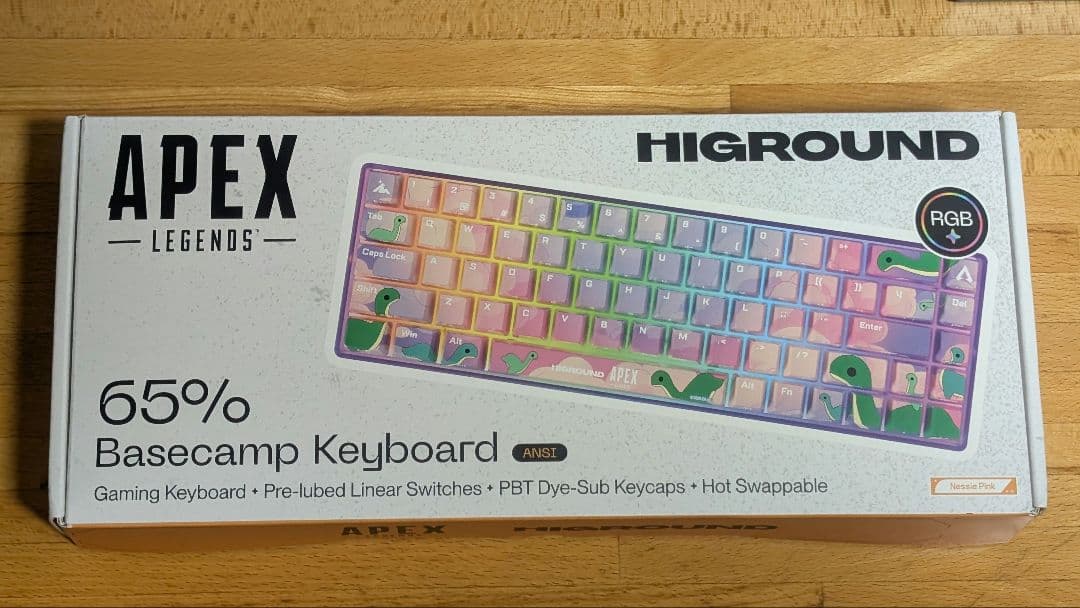 【美品】HIGROUND APEX LEGENDS 65+ キーボード Apex Legends™ | Higround Basecamp 65+ Keyboard - Pathfinder
