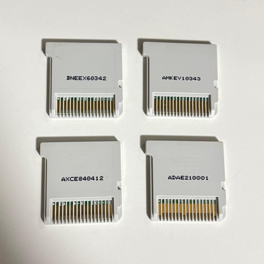 北米版】ニンテンドー3DS 4本セット ポケモン、スマブラ、マリオカート