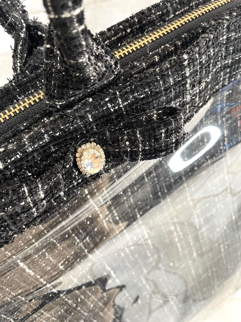 A3 ツイード痛バッグ ブラック 黒 フクヤオンライン 痛バ - メルカリ