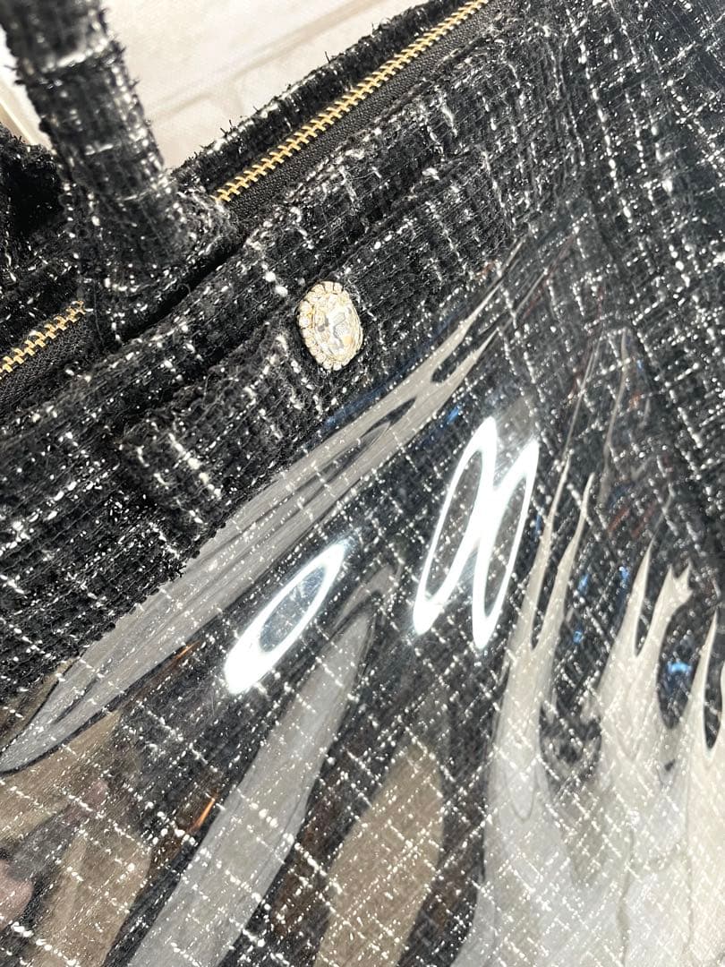 A3 ツイード痛バッグ ブラック 黒 フクヤオンライン 痛バ - メルカリ