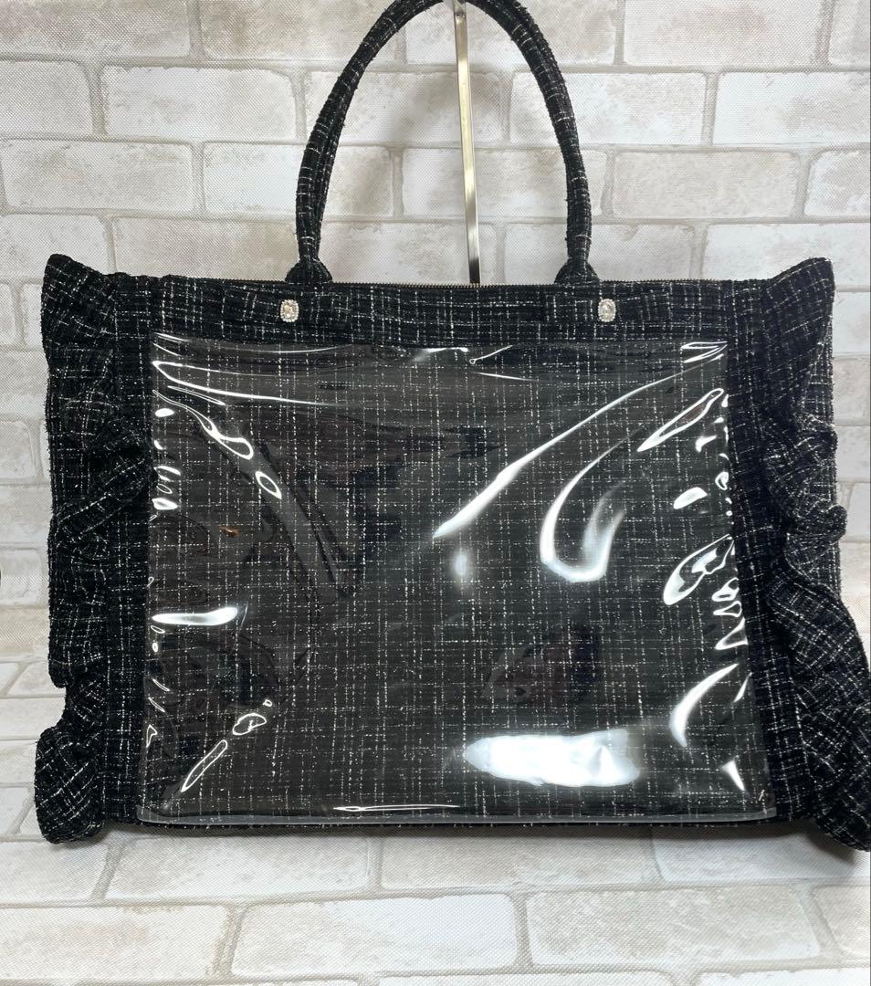 A3 ツイード痛バッグ ブラック 黒 フクヤオンライン 痛バ - メルカリ