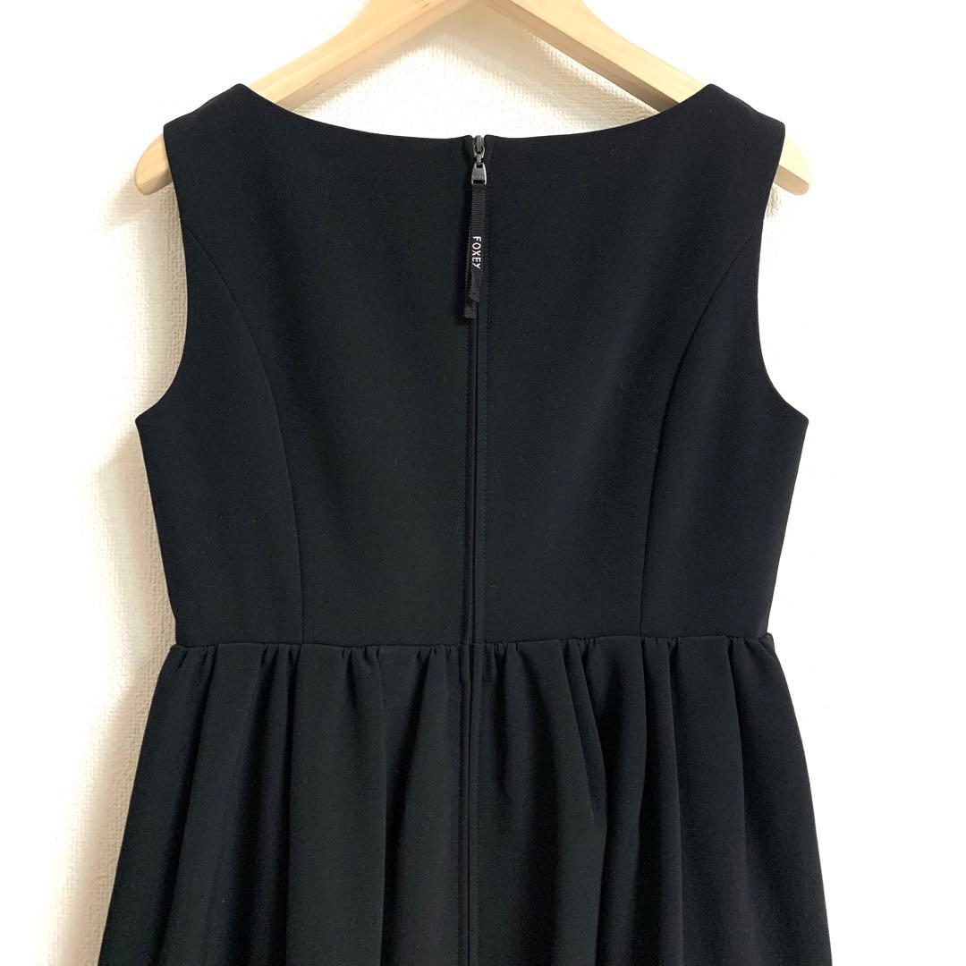 FOXEY フォクシーニューヨーク✨モダンエンパイアドレス ブラック 38