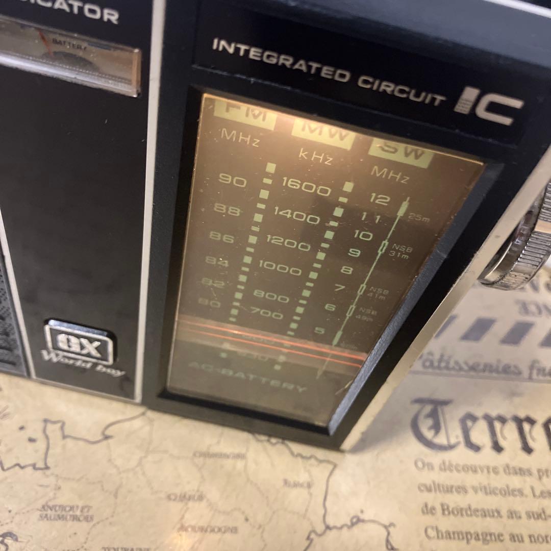 アンテナ受、ハードカバー欠品ですが、状態も動作も良いワールドボーイGX後期型