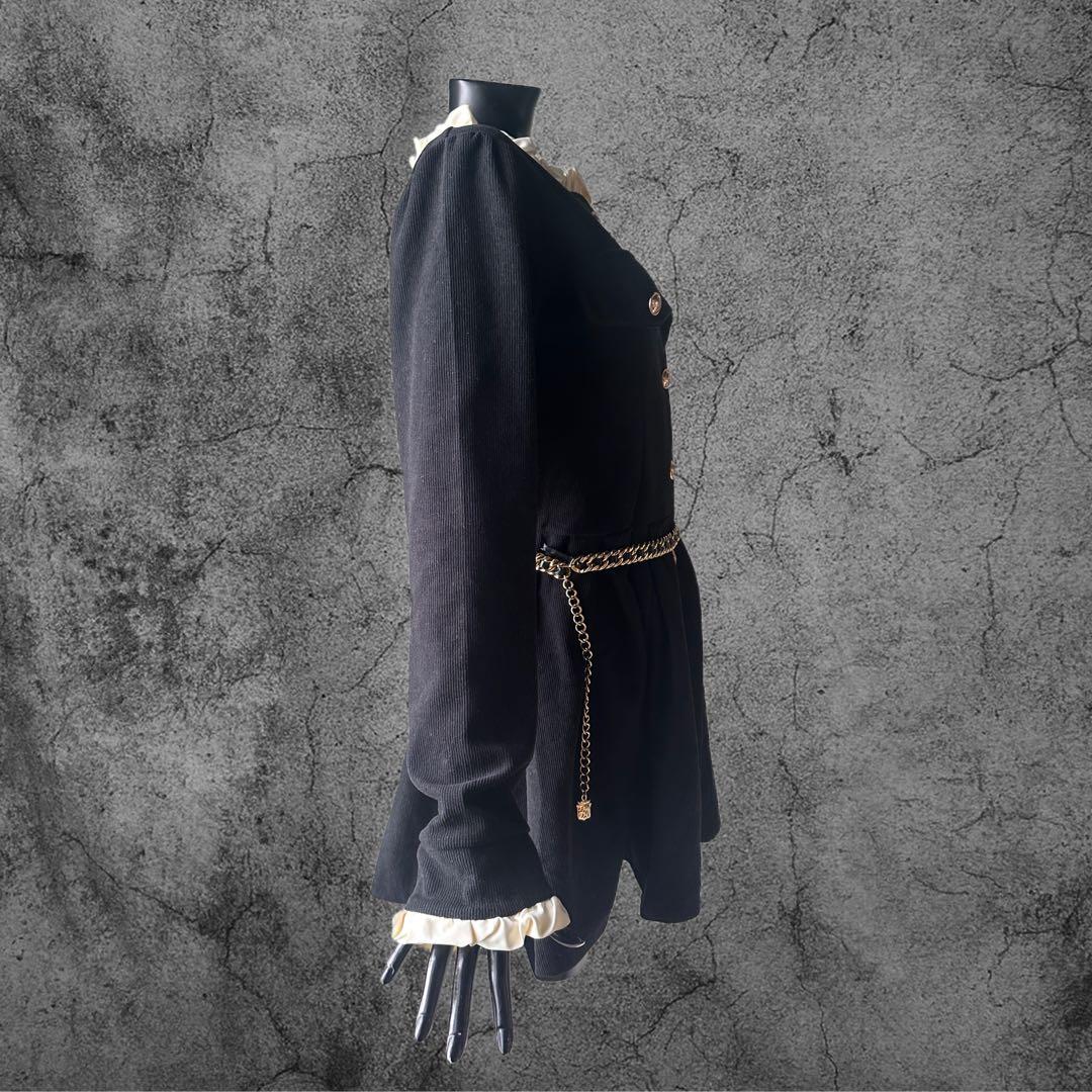 Y2K 平成 姫 ギャル ダークコケット ワンピース フェアリー グランジ