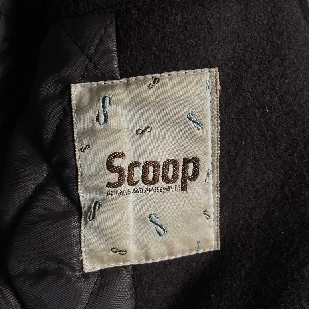 90's Scoop Brown“牛革“stadium jacket